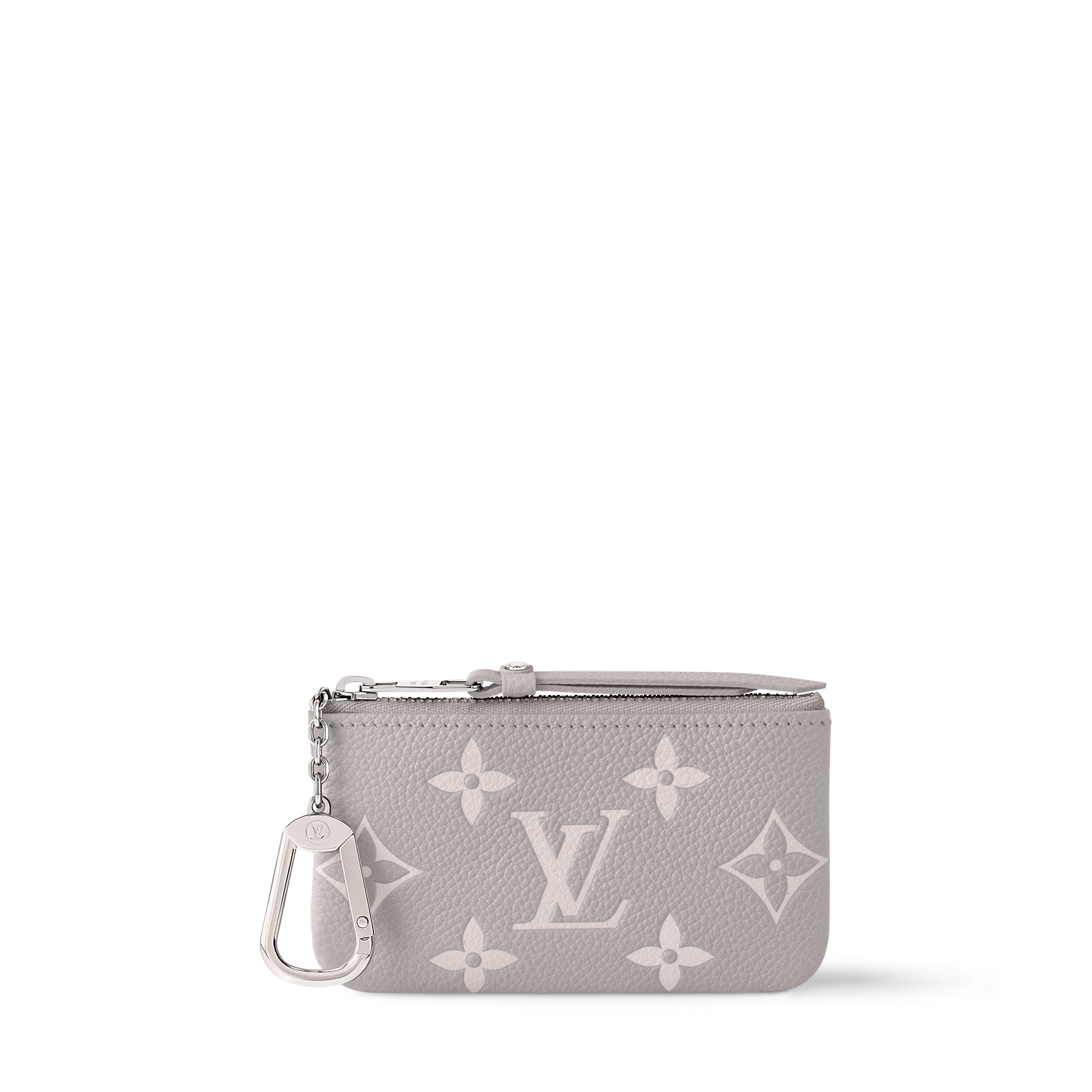 Porta-chaves Pochette Clés Couro Monogram Empreinte Bicolor